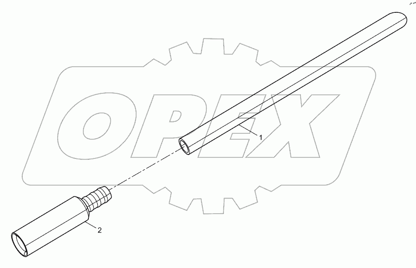  Dipstick tube assembly