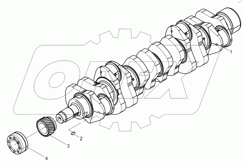  Crankshaft Subassembly