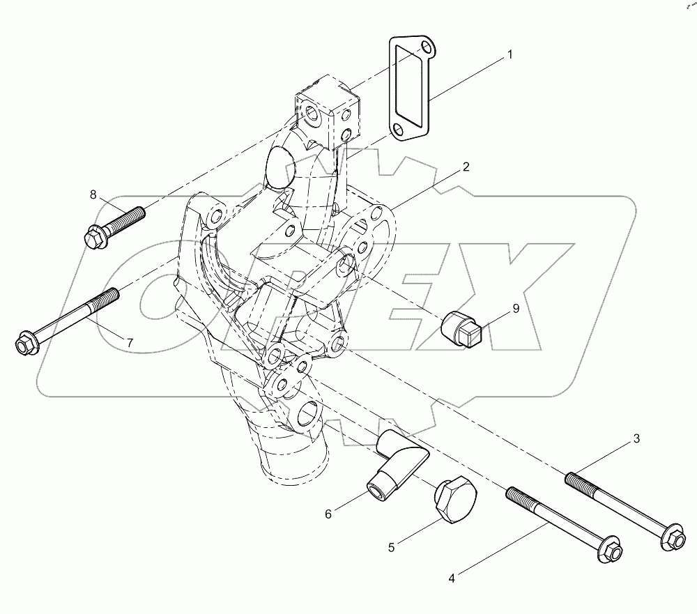  Water Pump Inlet Pipe  Group