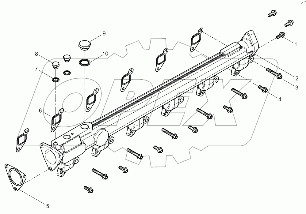  Water Outlet Pipe Group