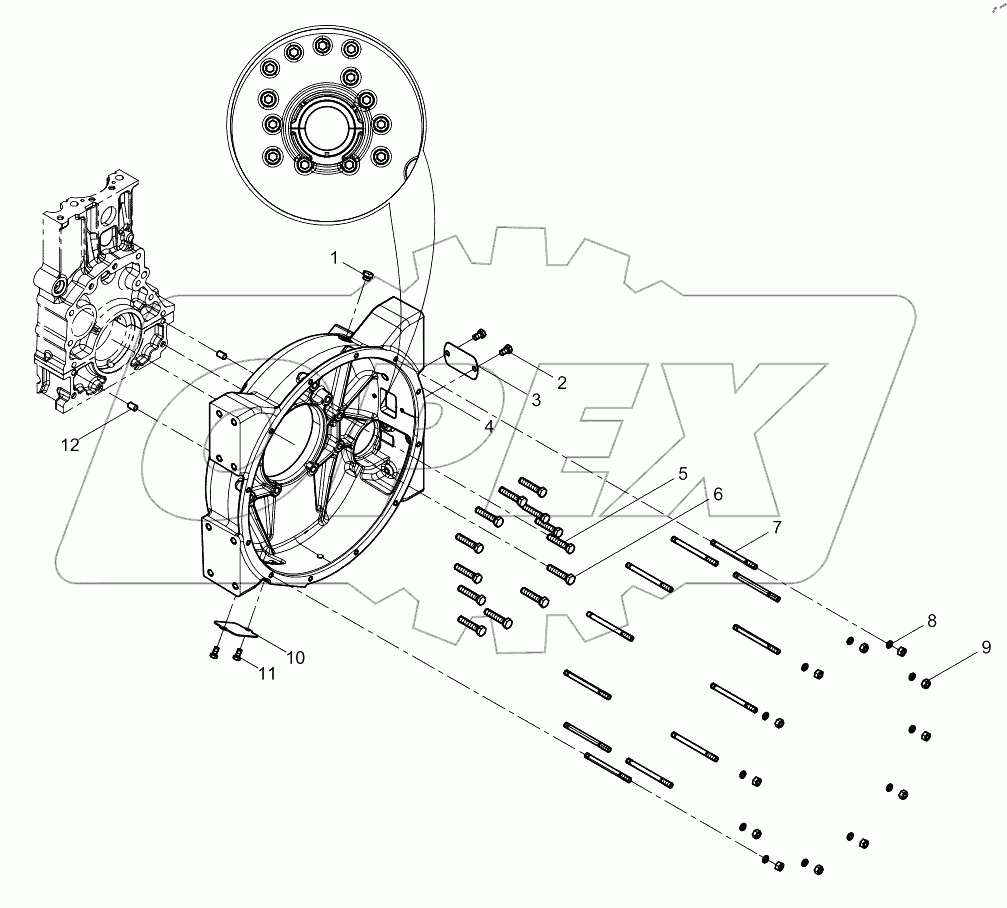  Flywheel Housing Group