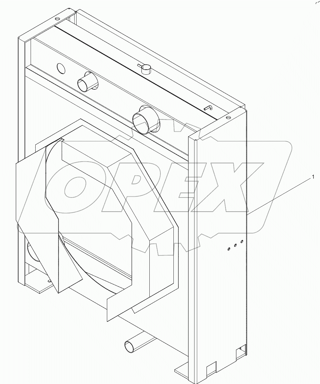  Separate Delivery Parts Group Attached to Engine
