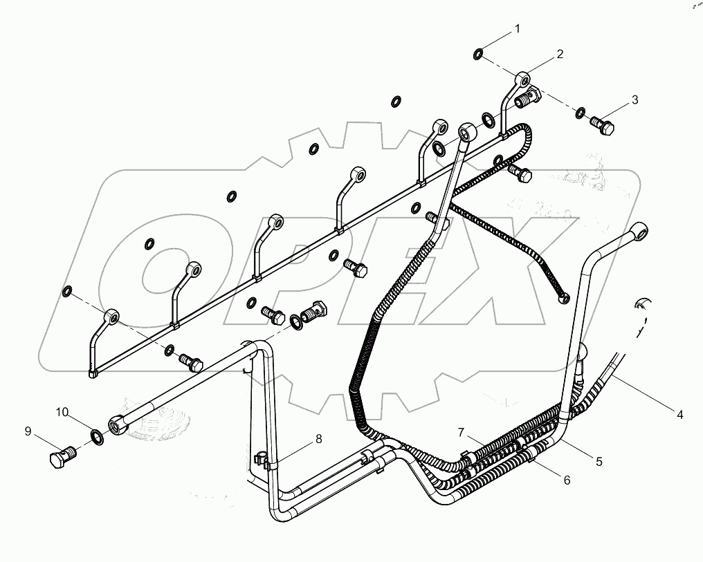  Low Pressure Fuel Pipe Group