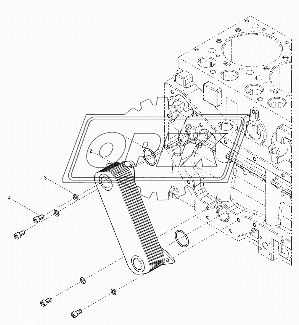 Oil cooler assembly