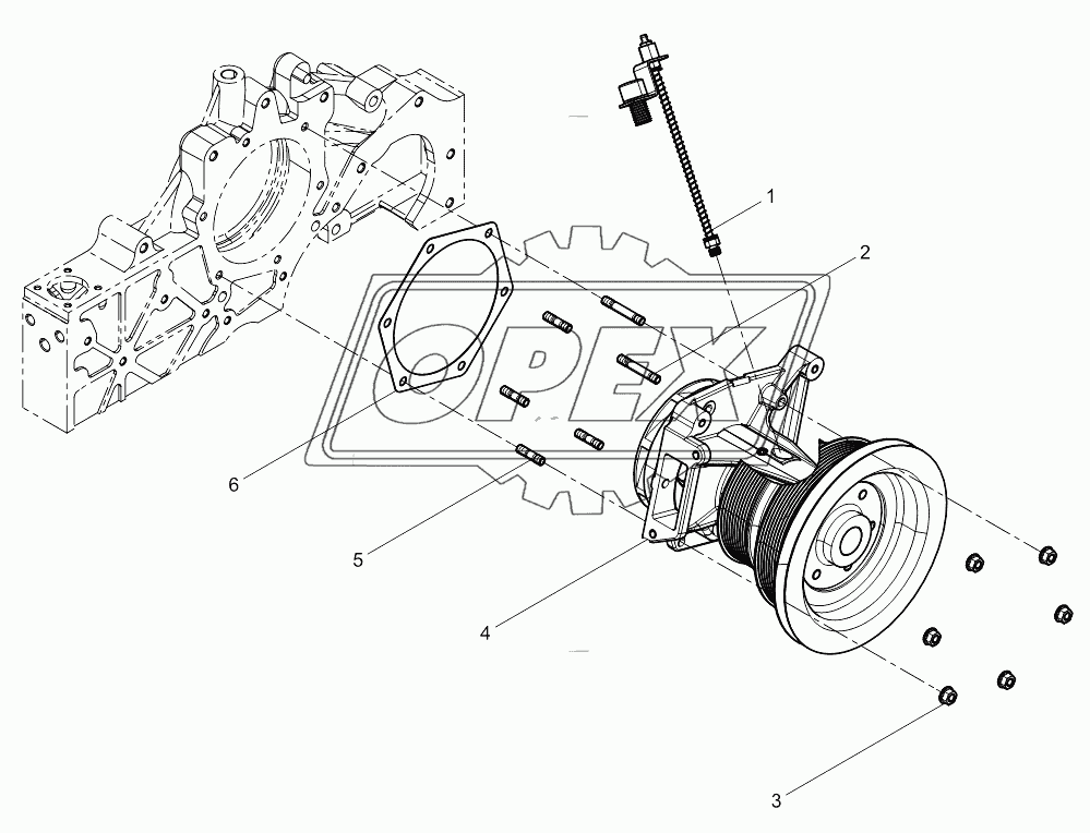 Water pump assembly