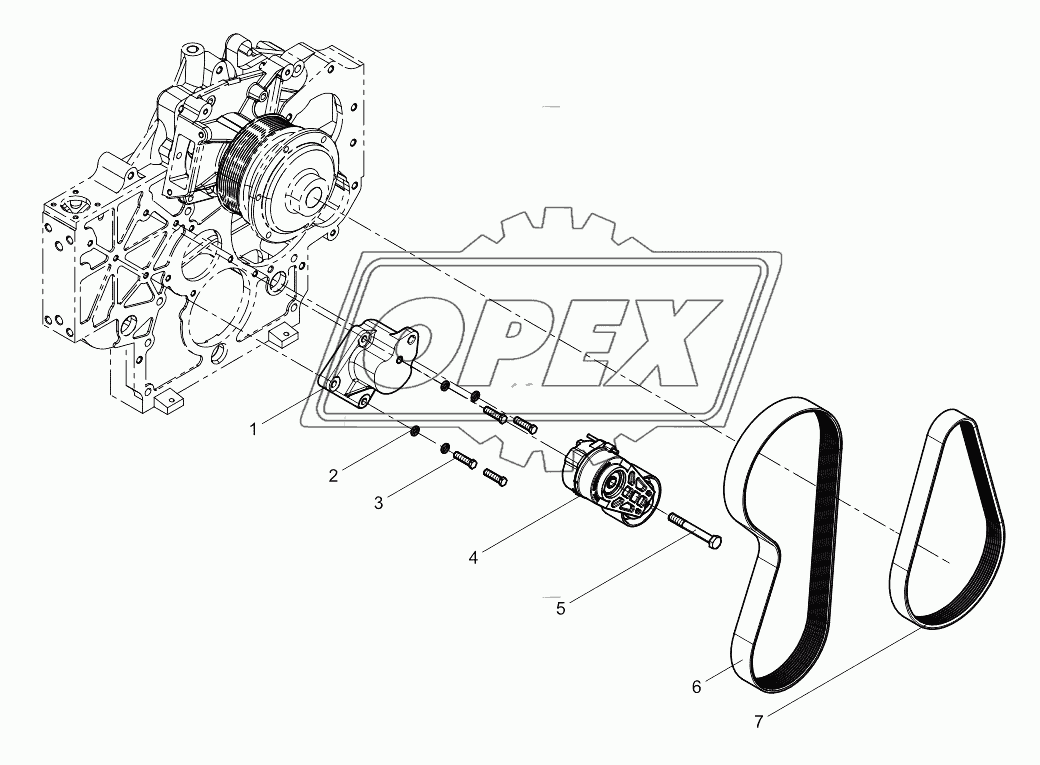 Tensioner and Belt Assembly