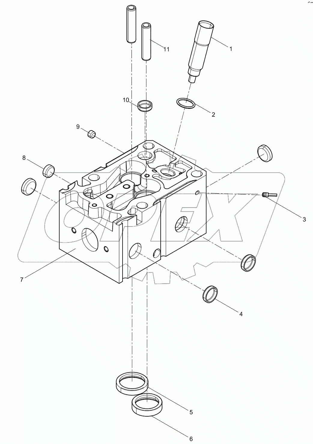  Cylinder head subassembly