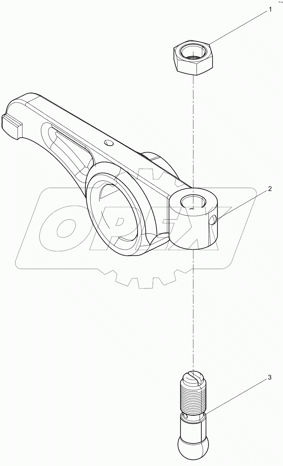  Intake valve rocker arm