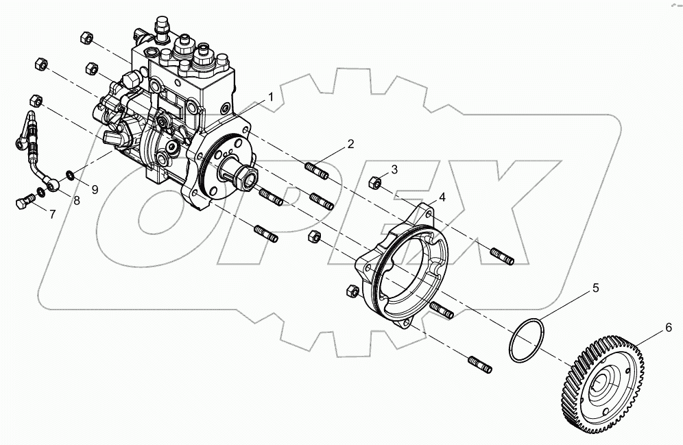  High pressure pump assembly