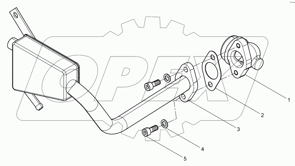  Oil-gas separator assembly