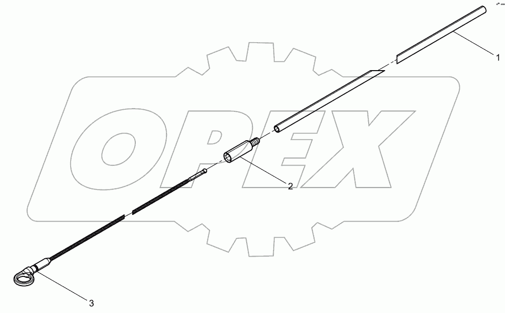  Oil dipstick assembly