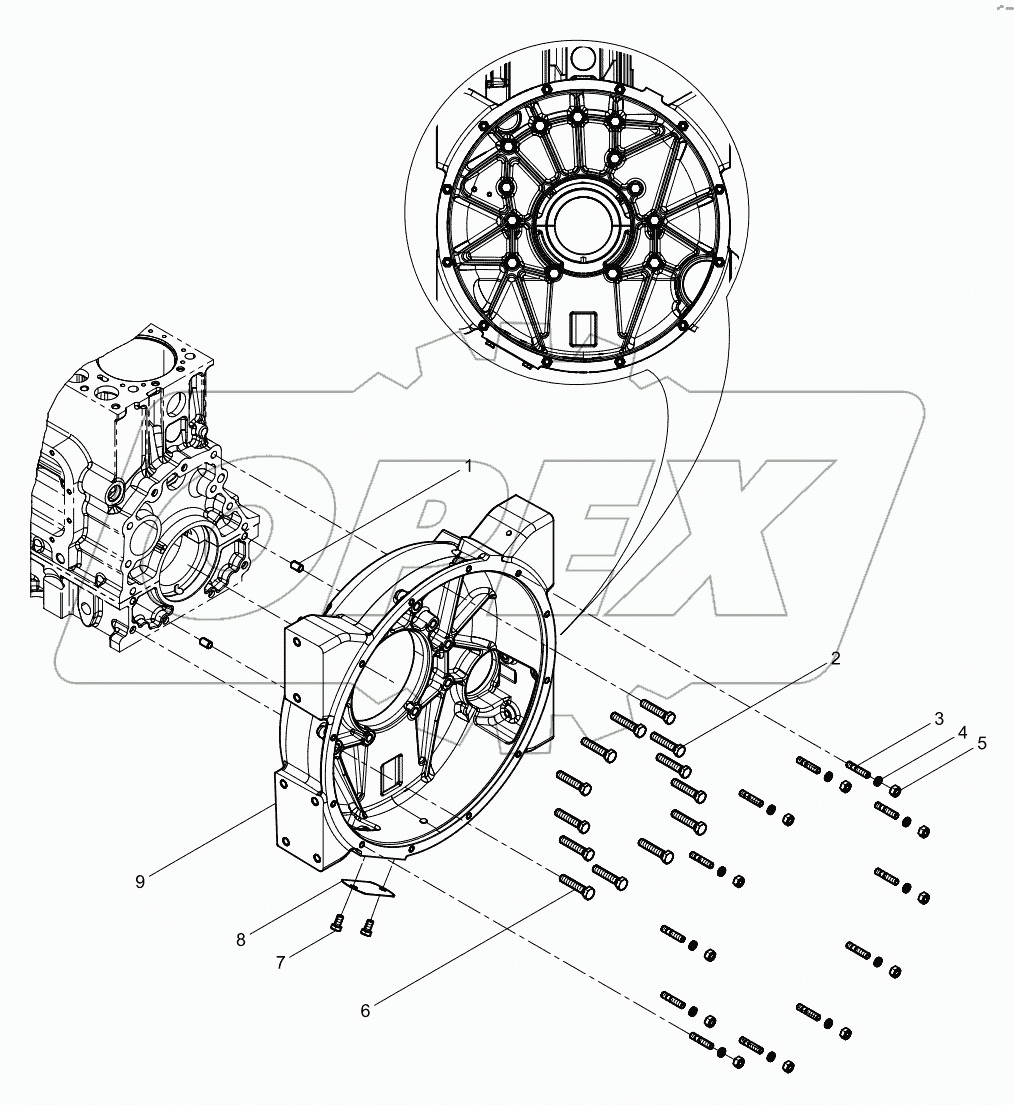  Flywheel Housing Group