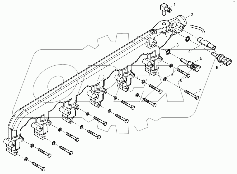  Water Outlet Pipe Group