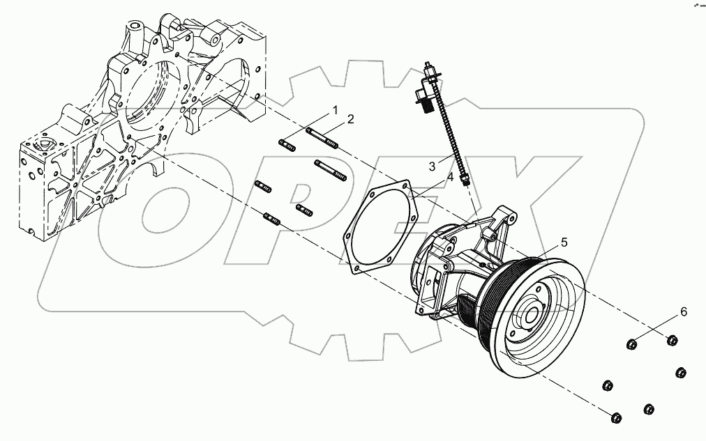  Water pump assembly