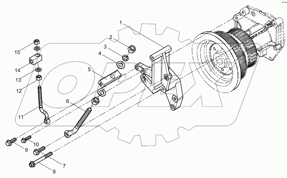  Generator Bracket Group