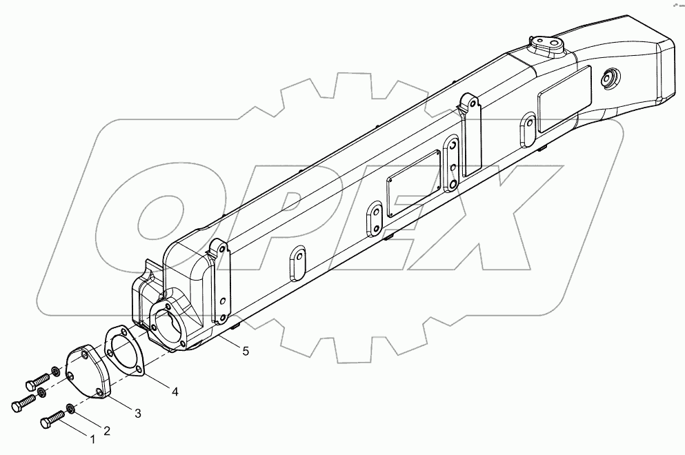  Air inlet pipe assembly