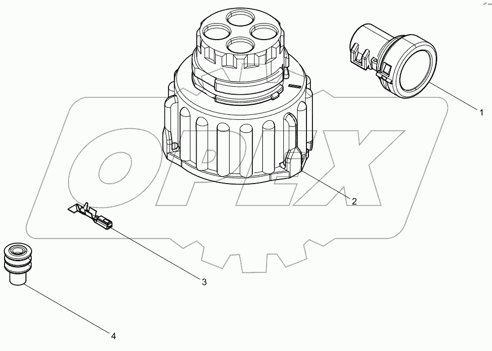  Exhaust temperature sensor connector