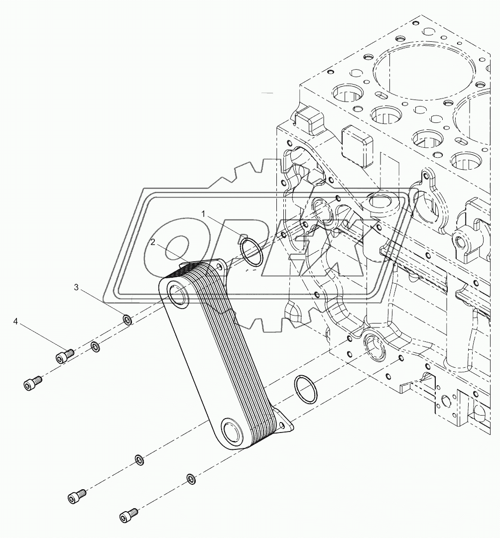 Oil cooler assembly