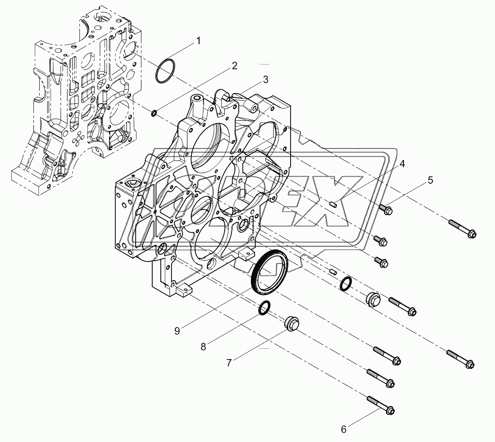 Timing Gear Room Assembly