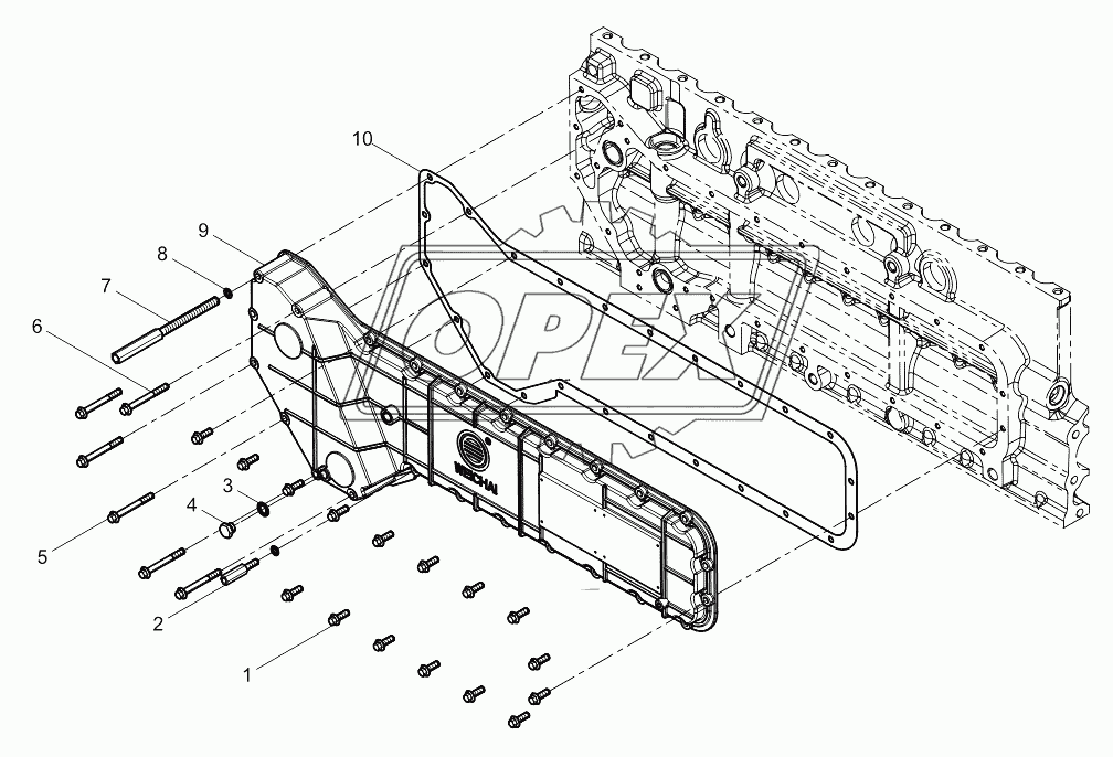 Oil Cooler Cover Bonding Set