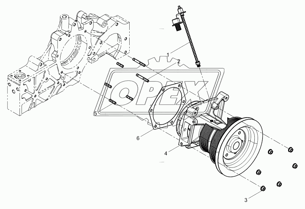 Water pump assembly