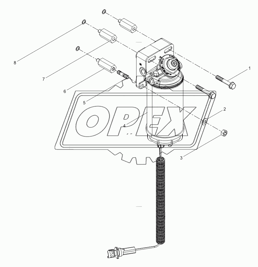 Fuel strainer assembly