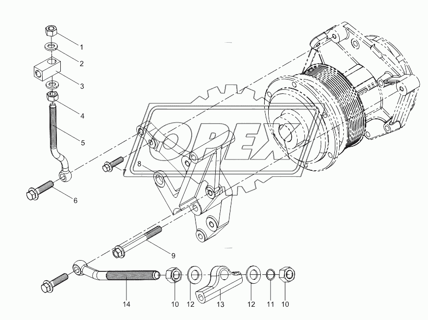 Generator Bracket Group