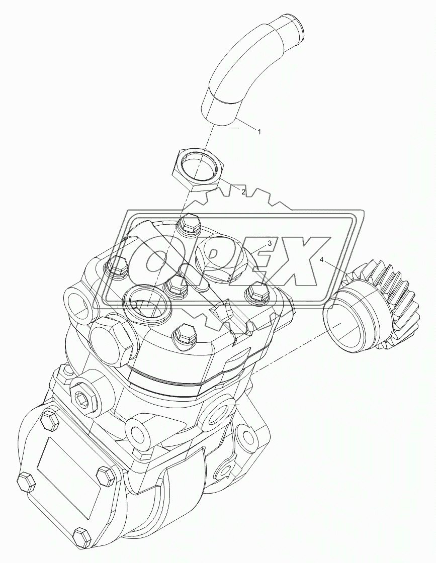 Air compressor assembly