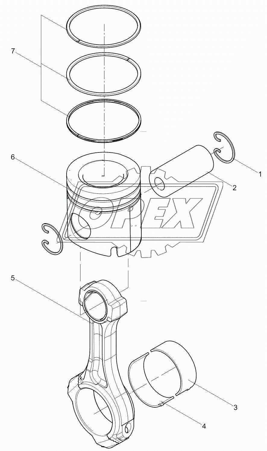 Piston and Connecting Rod Group