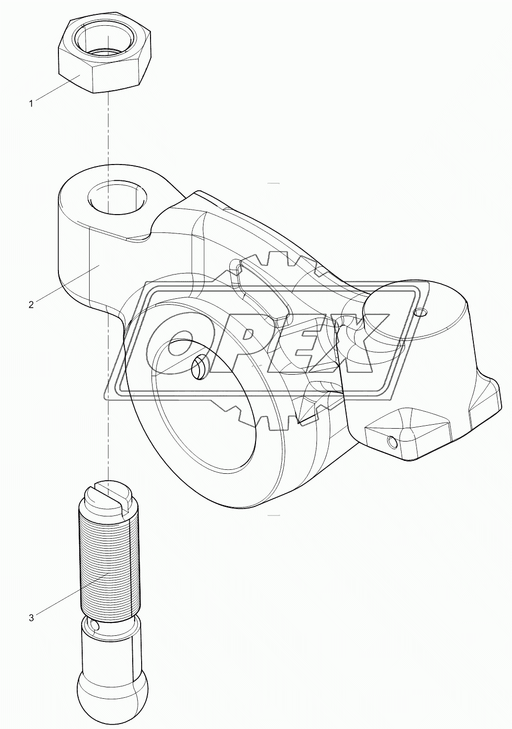 EVB Exhaust Rocker Arm Set