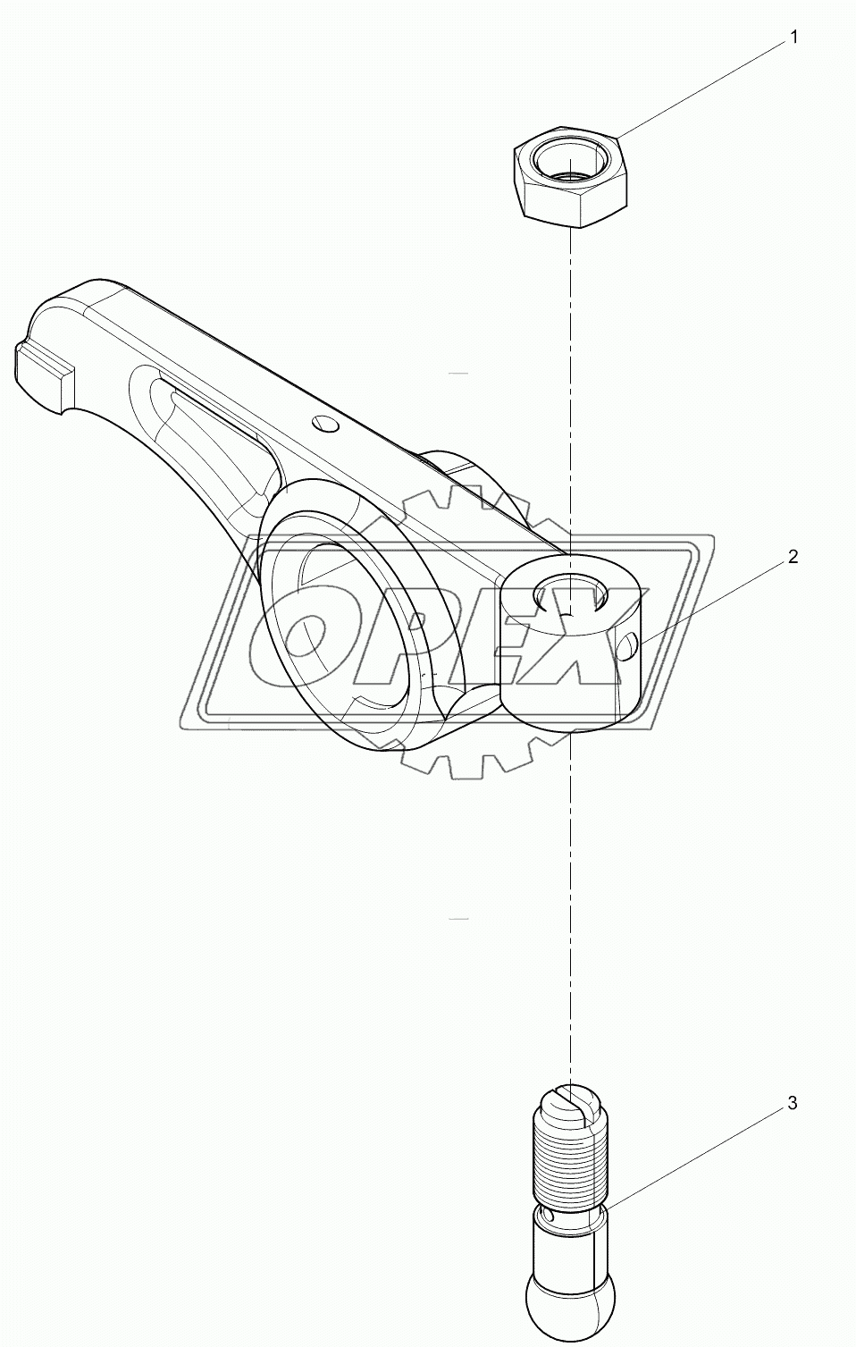 Intake valve rocker arm