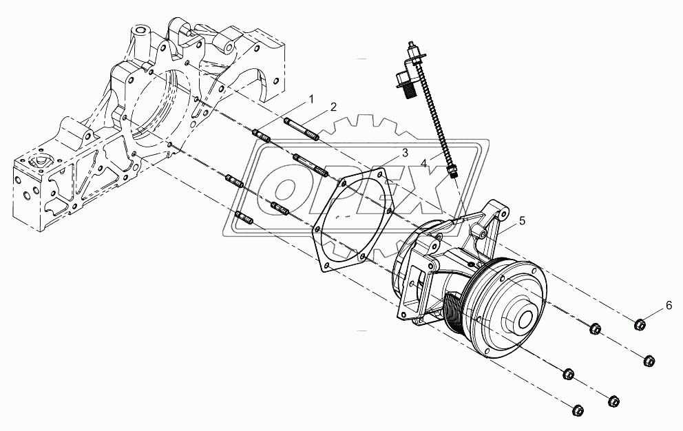 Water pump assembly