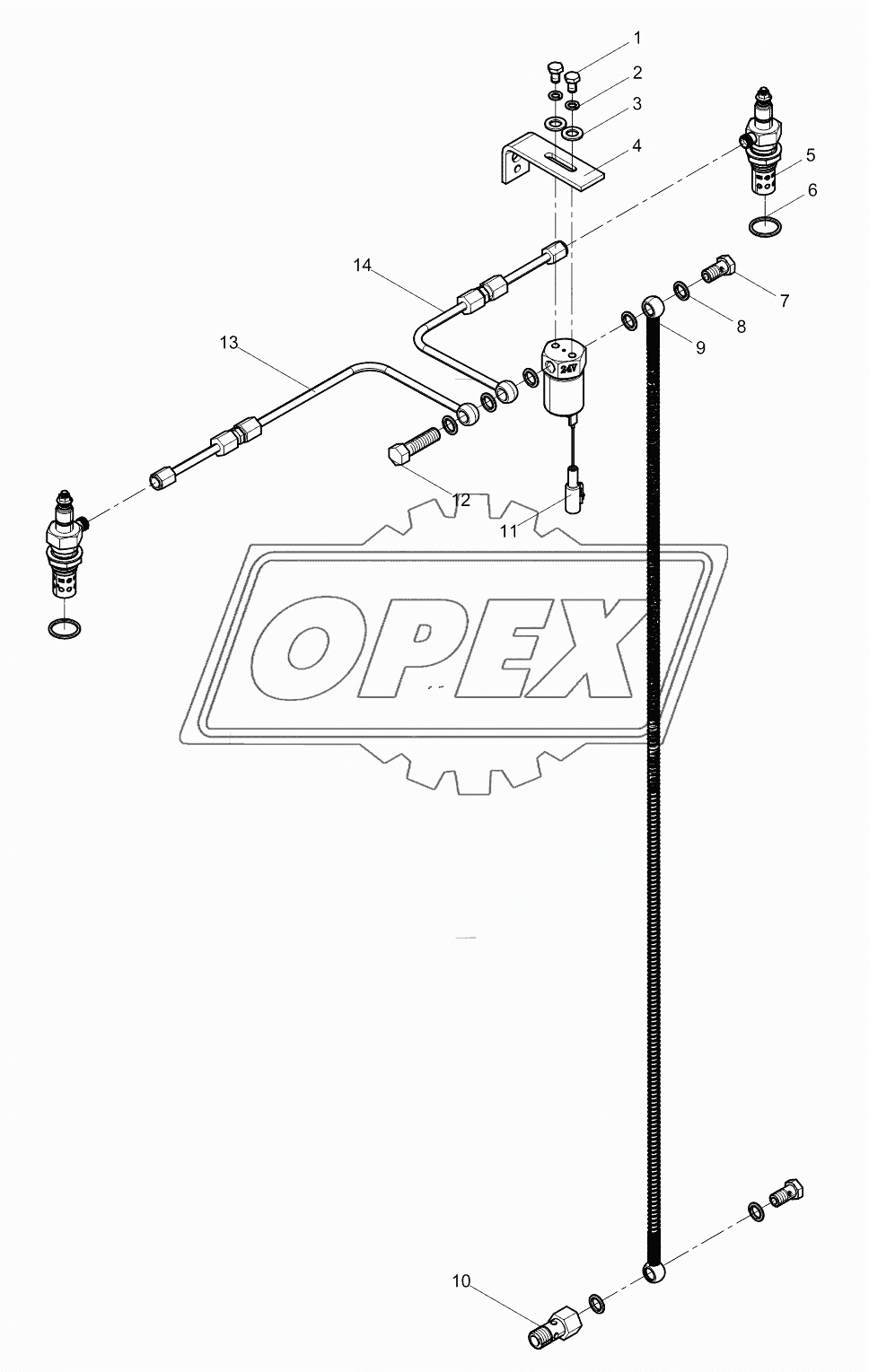 Flame preheated equipment