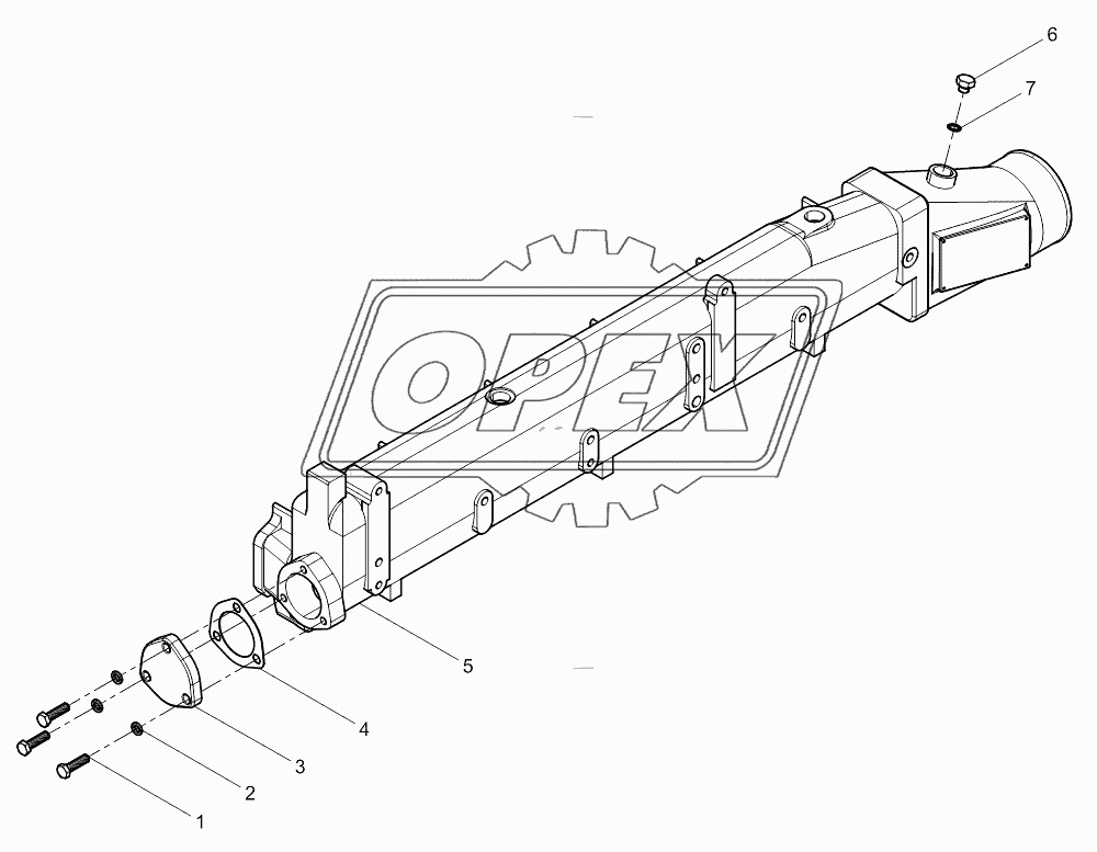 Air inlet pipe  assembly