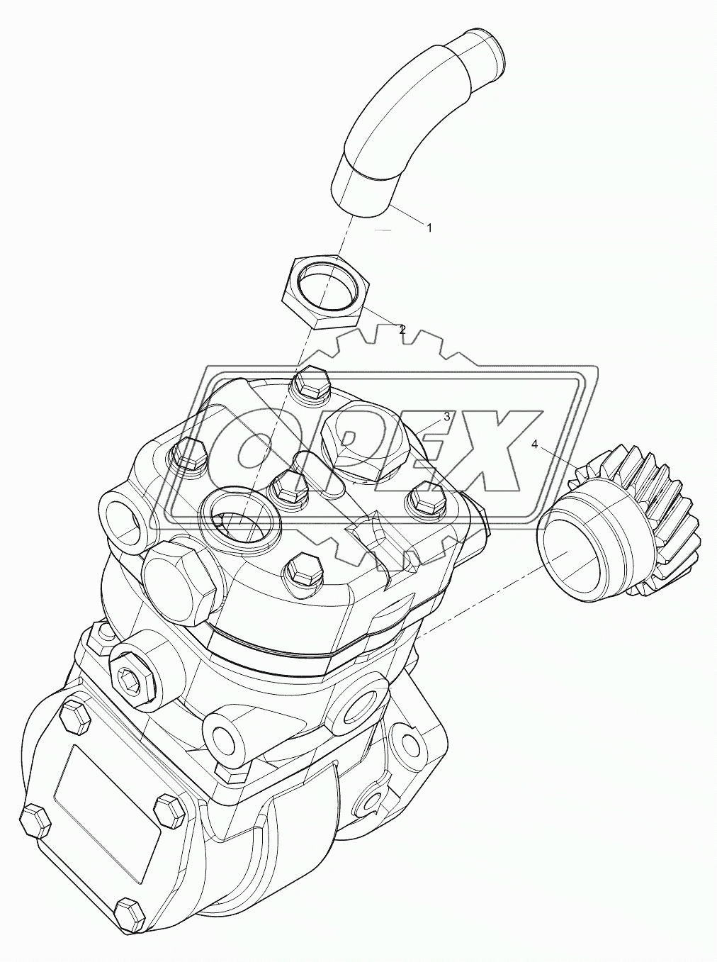 Air compressor assembly