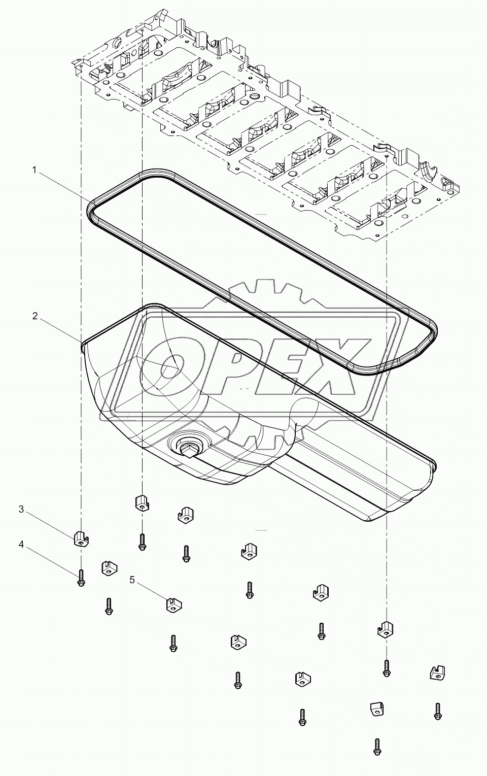 Oil pan group