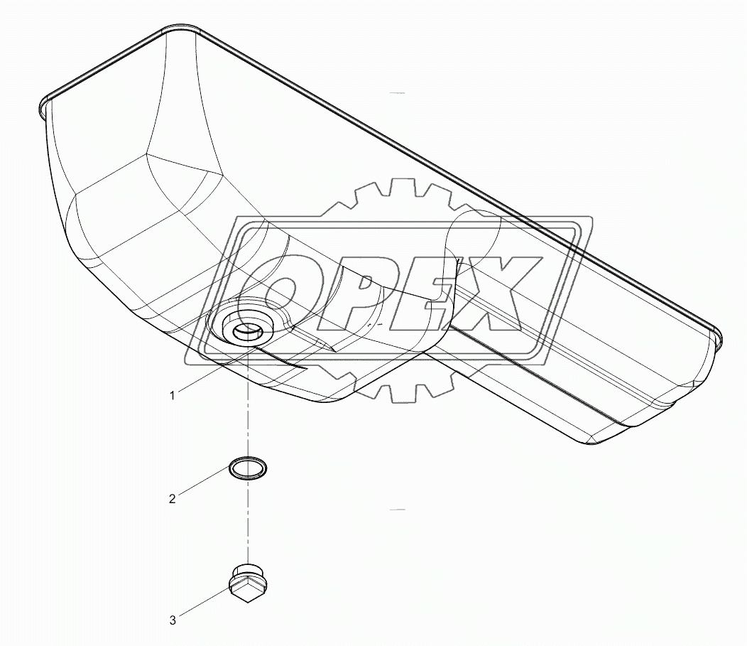 Oil pan assembly