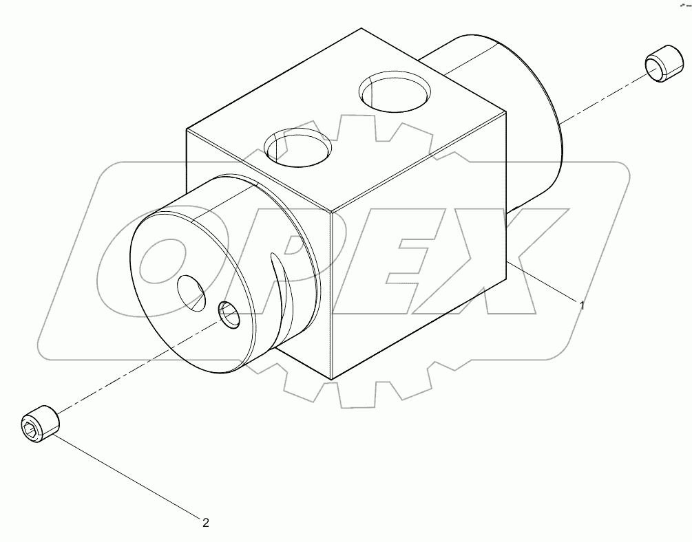  Rocker arm shaft set
