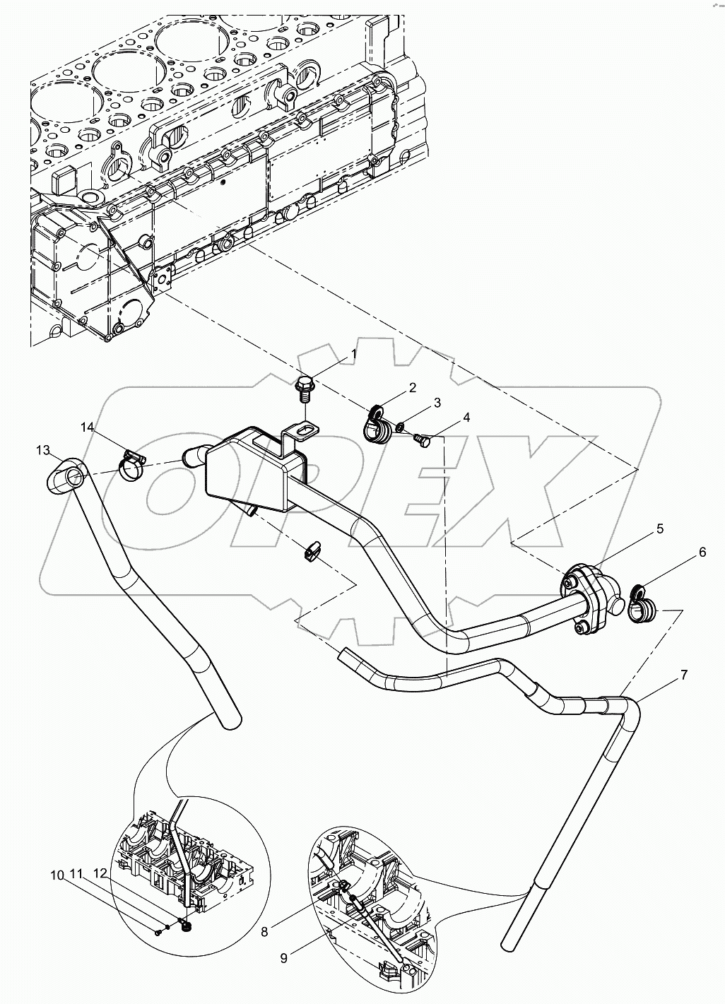  Oil-Gas separator assembly