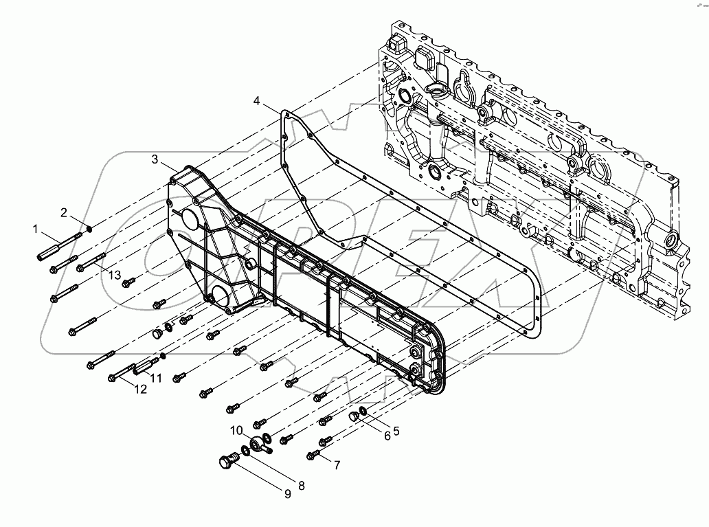  Oil cooler cover group