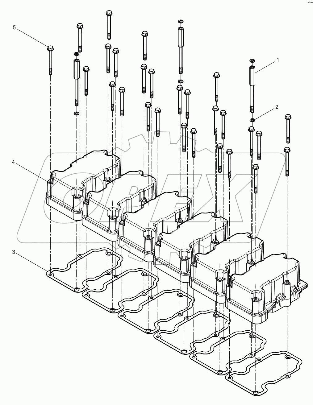  Cylinder head cover assembly