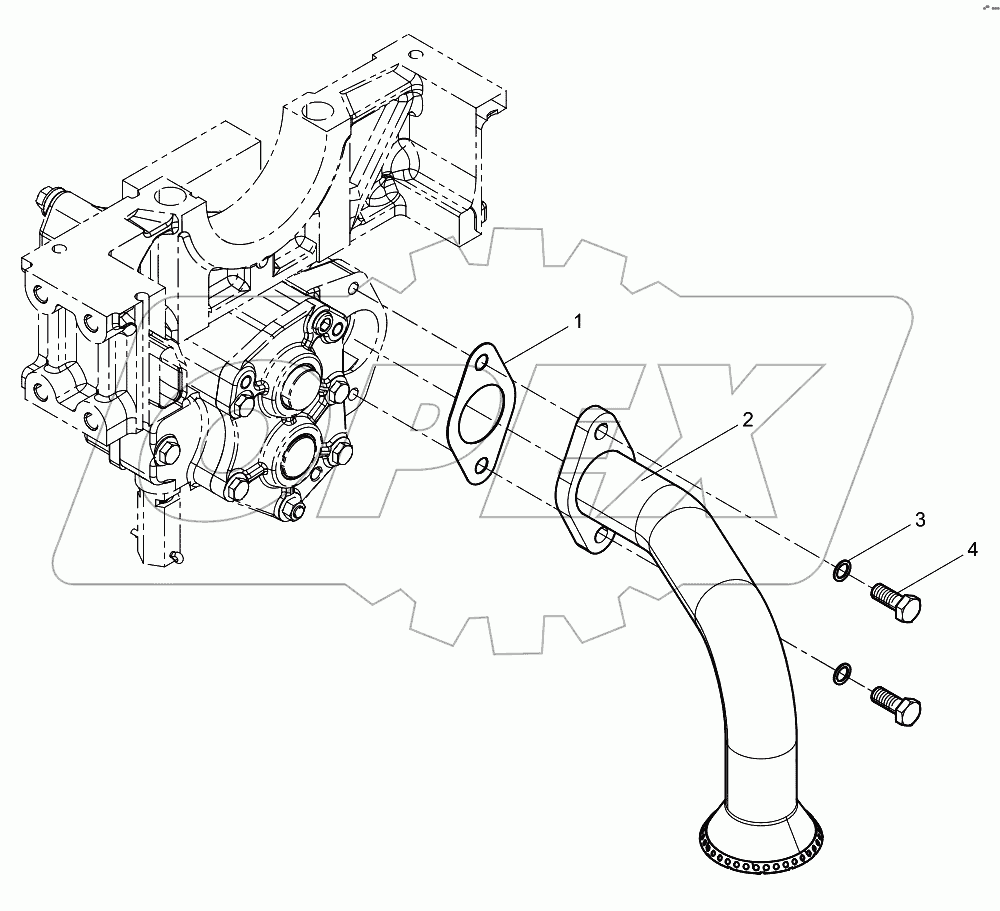  Lubricating oil suction strainer