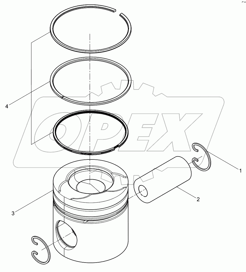  Piston and connecting rod group