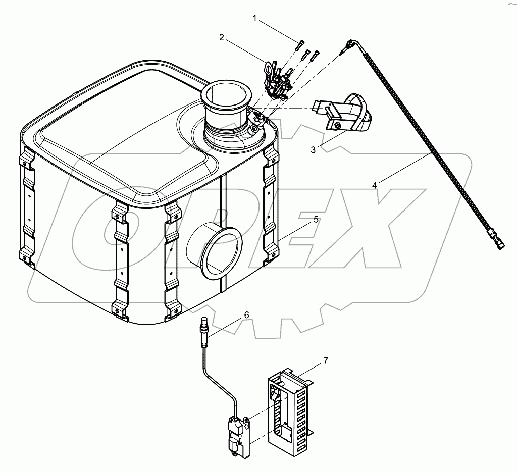  SCR chamber assembly
