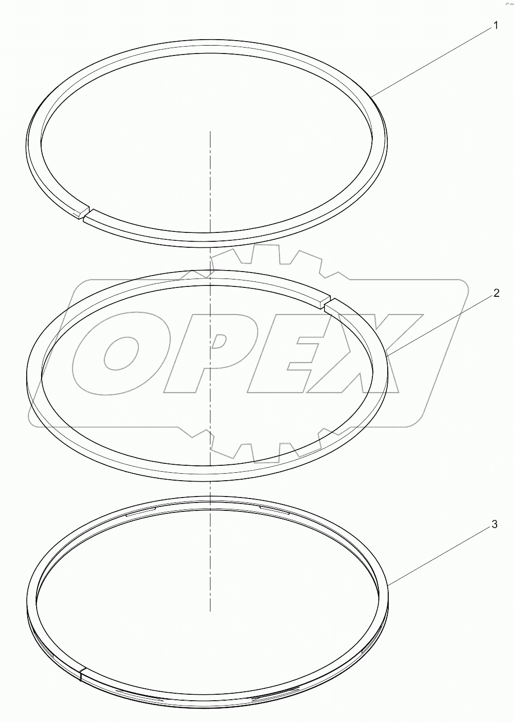  Piston Ring Set