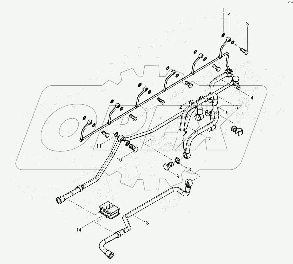 Low Pressure Fuel Pipe Group