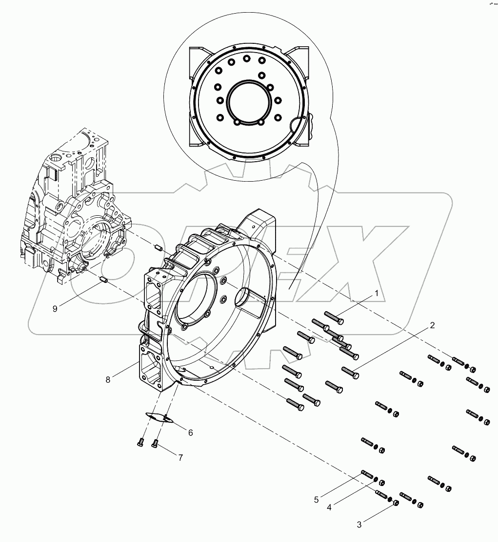  FLYWHEEL HOUSING GROUP