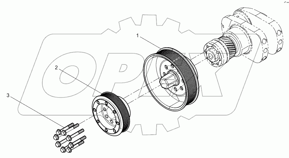  CRANKSHAFT PULLEY GROUP