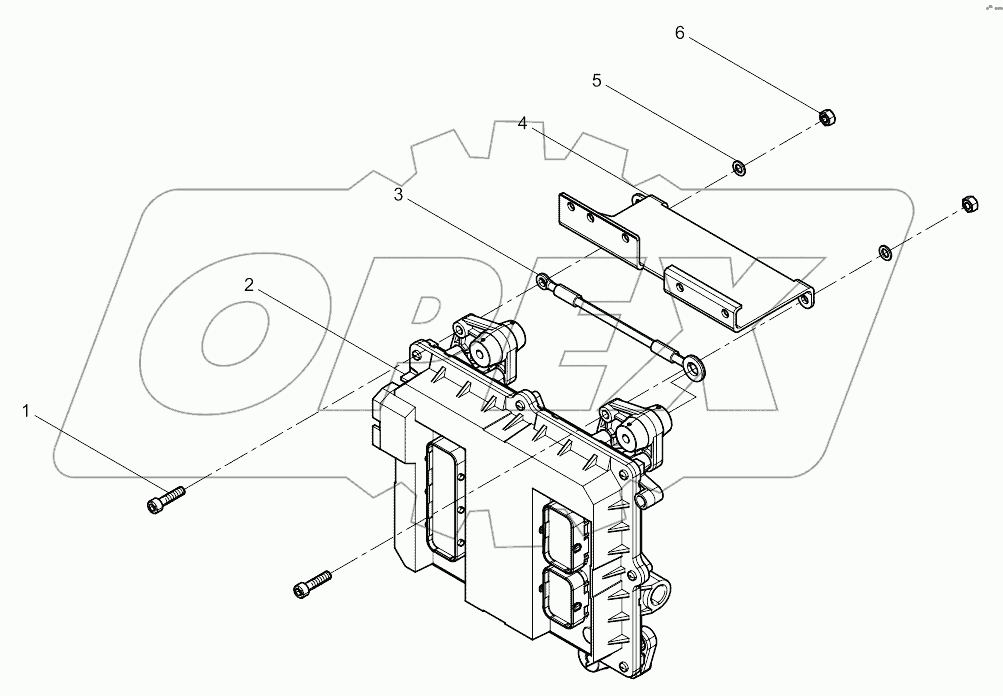  Electronic control unit assembly