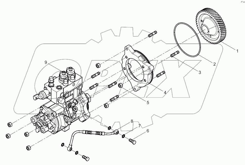 High pressure pump assembly